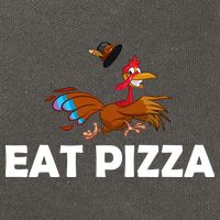 Eat Pizza Not Turkey Funny Thanksgiving Cotton Canvas Backpack