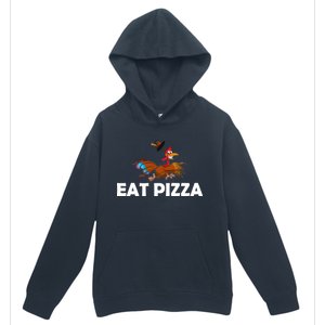 Eat Pizza Not Turkey Funny Thanksgiving Urban Pullover Hoodie