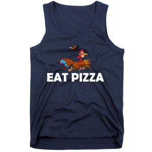 Eat Pizza Not Turkey Funny Thanksgiving Tank Top