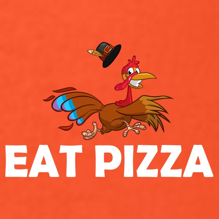 Eat Pizza Not Turkey Funny Thanksgiving Premium T-Shirt