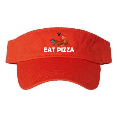 Eat Pizza Not Turkey Funny Thanksgiving Visor