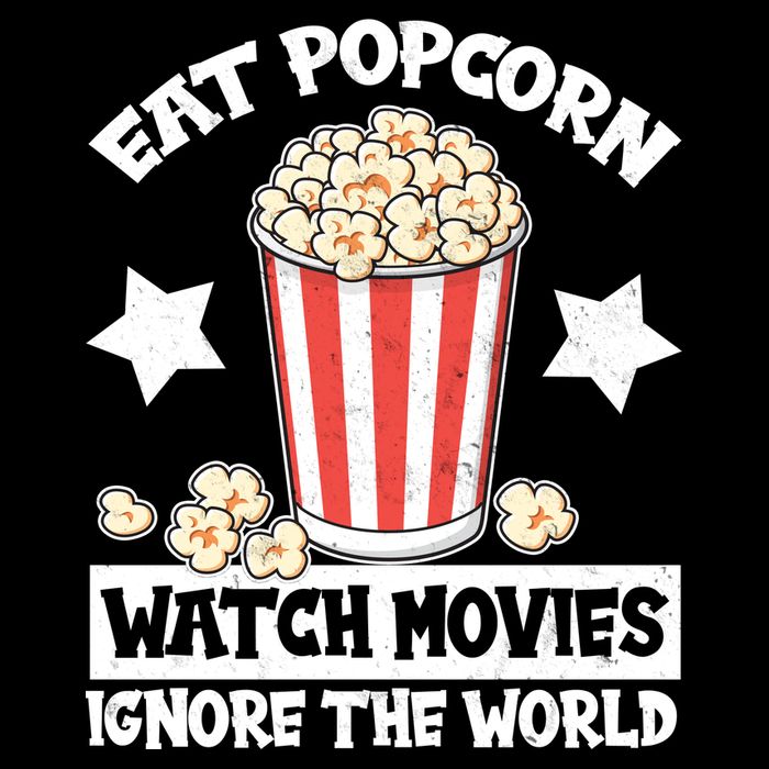 Eat Popcorn Watch Movies Ignore The World Baby Bodysuit