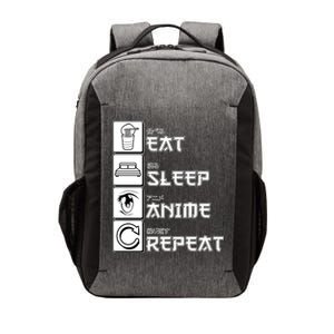 Eat Sleep Anime Repeat Vector Backpack