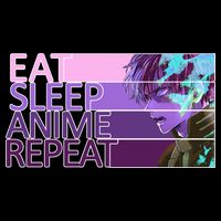 Eat Sleep Anime Repeat Funny Cartoon Impact Tech Backpack