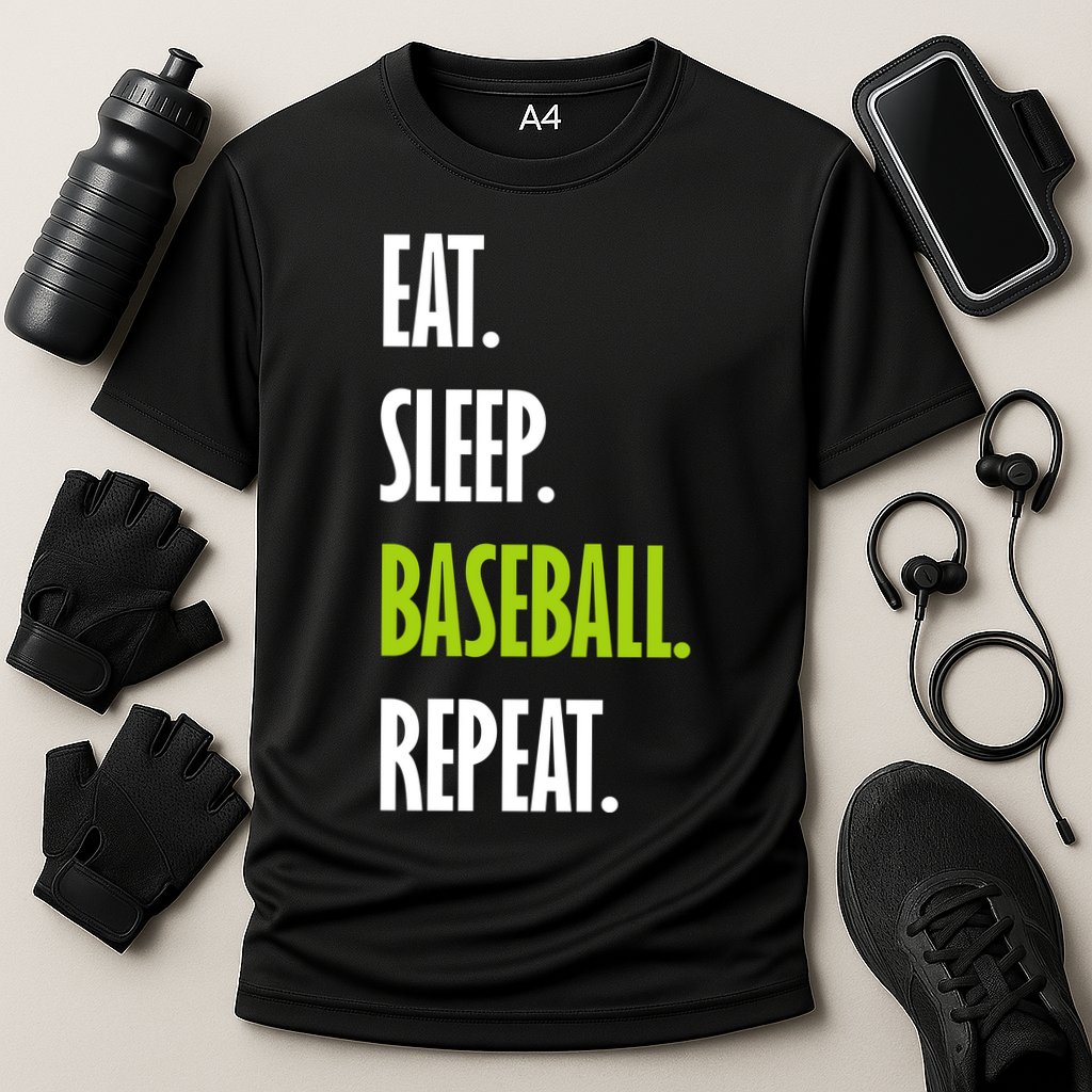 Eat Sleep Baseball Repeat Performance Shirt