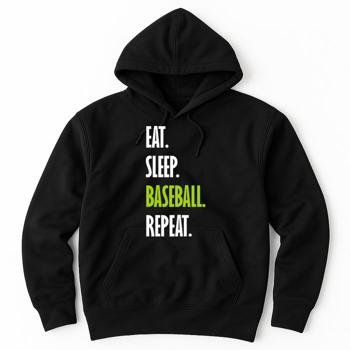 Eat Sleep Baseball Repeat Hoodie