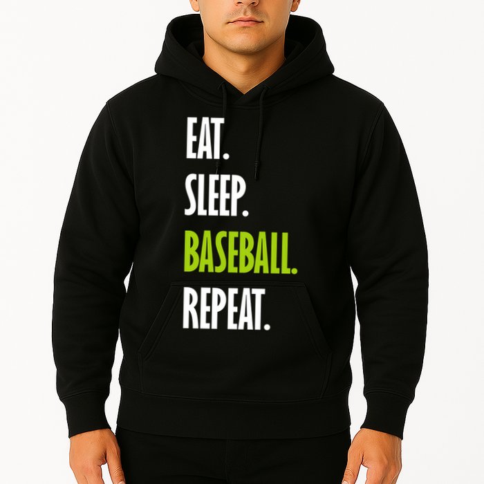 Eat Sleep Baseball Repeat Hoodie