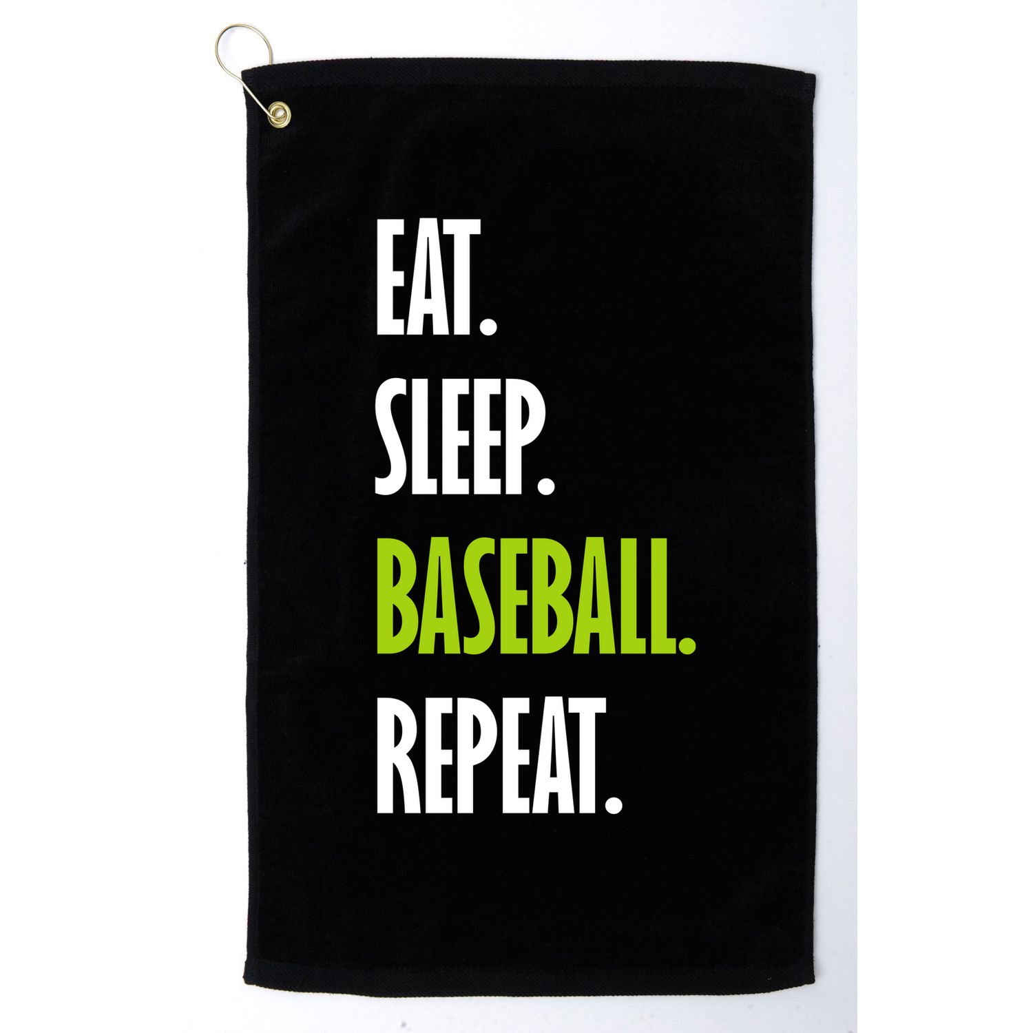 Eat Sleep Baseball Repeat Golf Towel