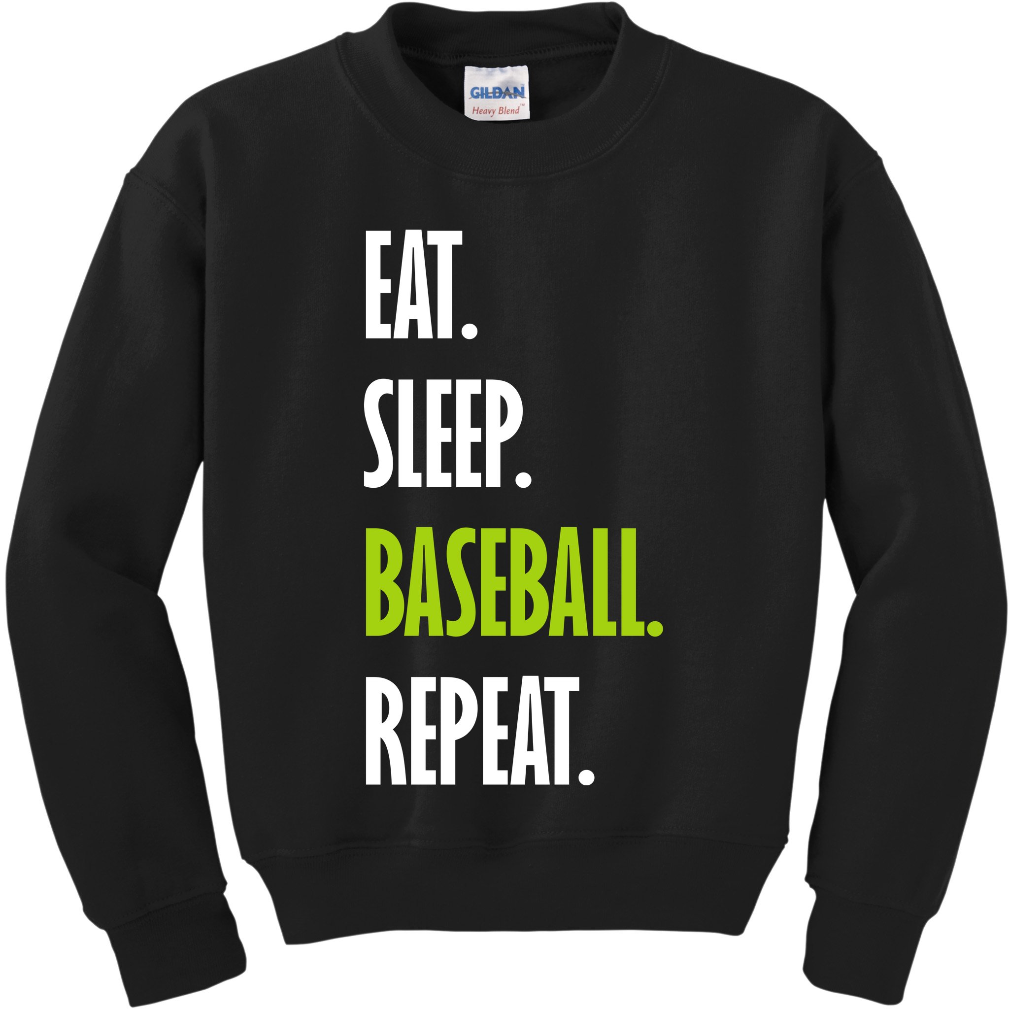 Eat Sleep Baseball Repeat Kids Sweatshirt