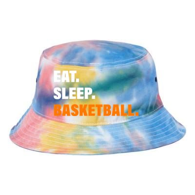 Eat Sleep Basketball Tie Dye Newport Bucket Hat