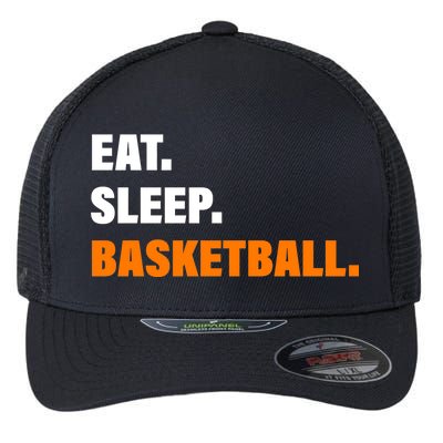 Eat Sleep Basketball Flexfit Unipanel Trucker Cap