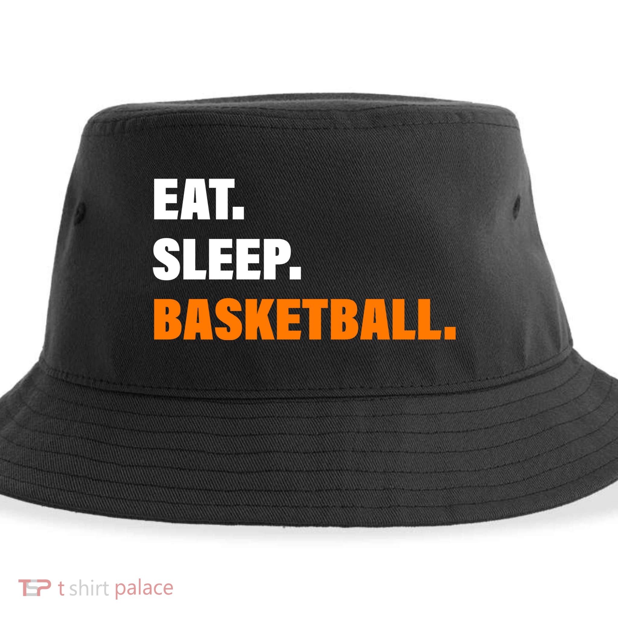 Eat Sleep Basketball Sustainable Bucket Hat