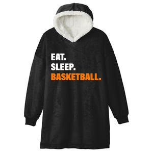 Eat Sleep Basketball Hooded Wearable Blanket