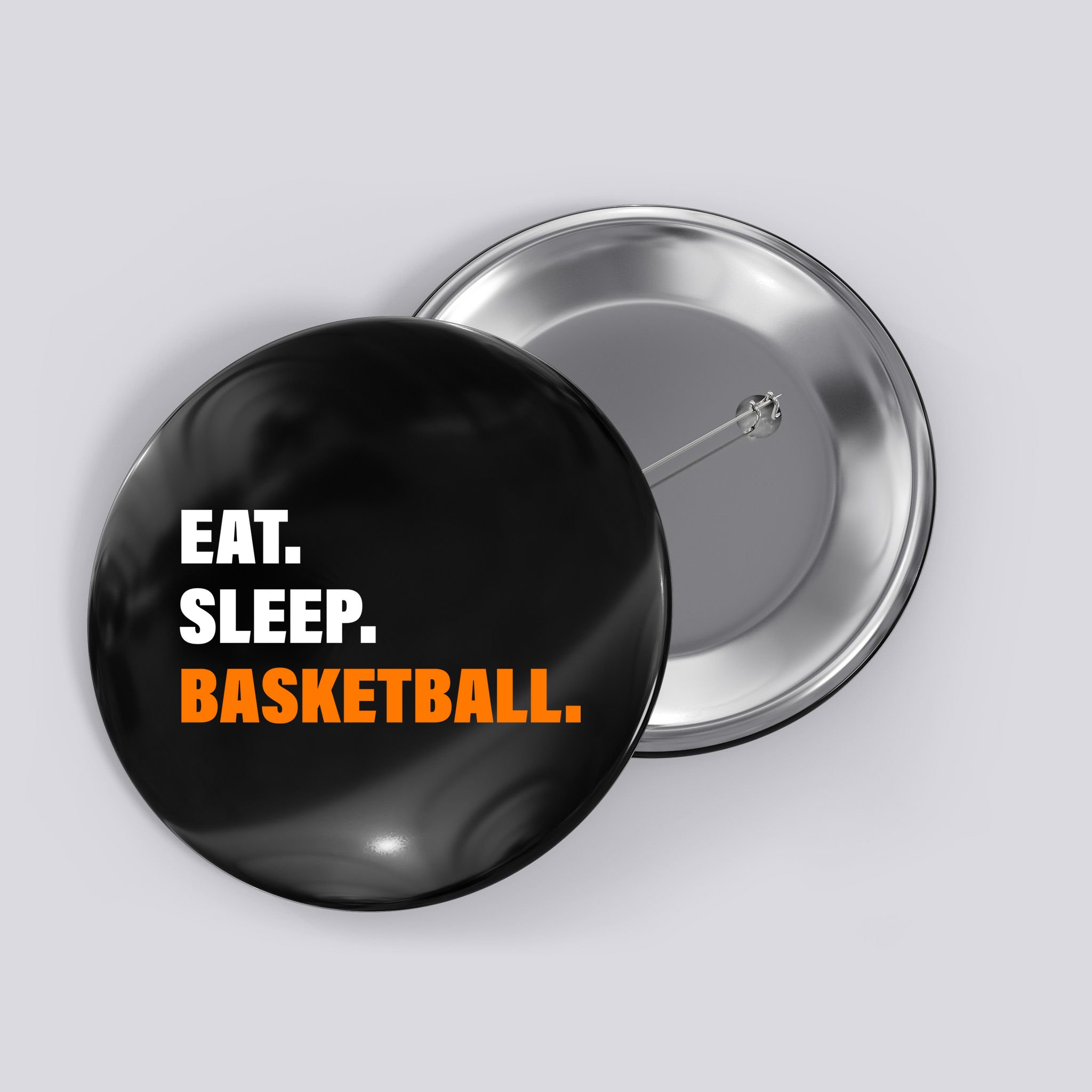 Eat Sleep Basketball Button