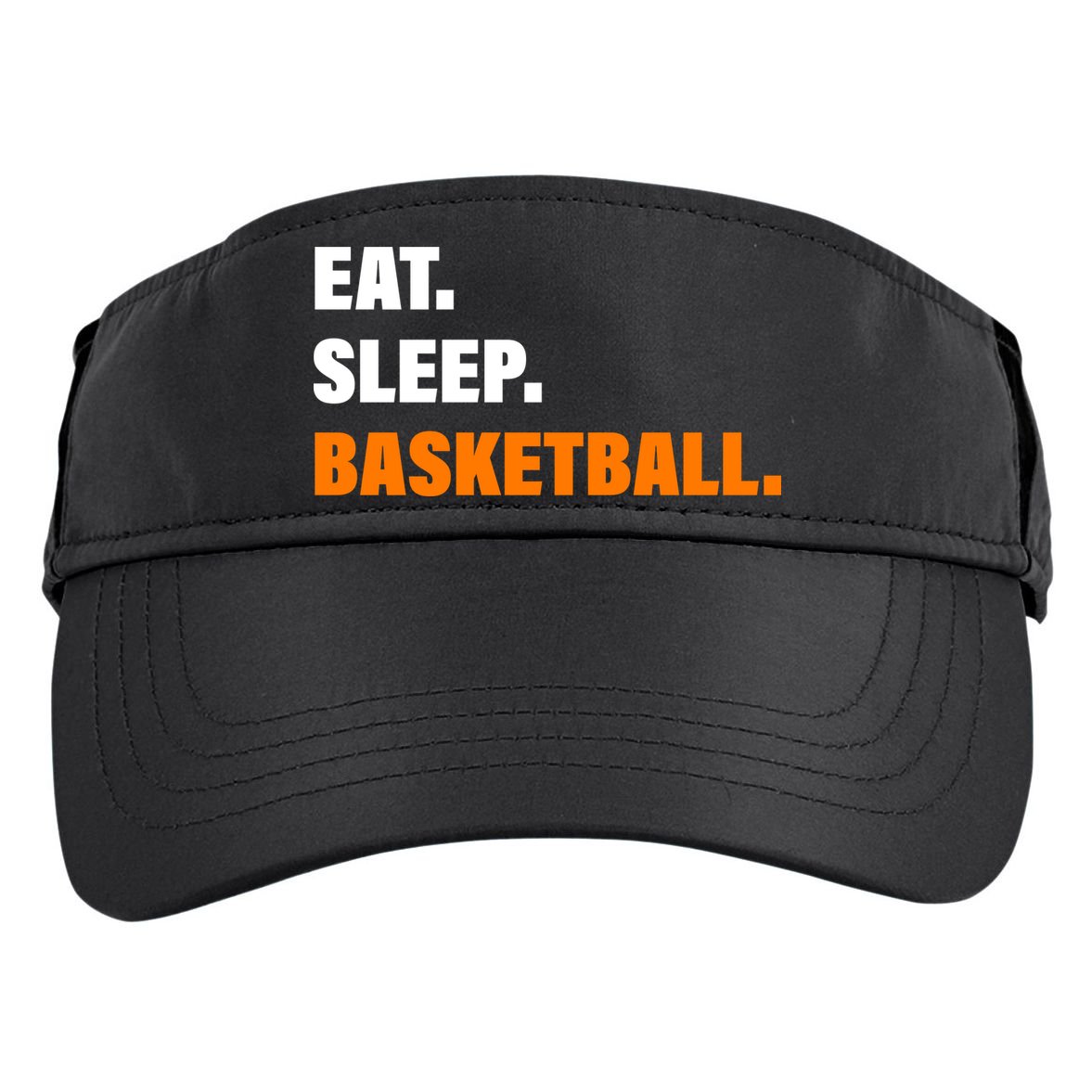 Eat Sleep Basketball Adult Drive Performance Visor