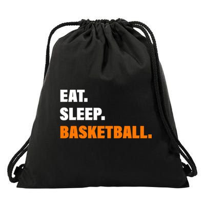 Eat Sleep Basketball Drawstring Bag
