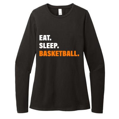 Eat Sleep Basketball Womens CVC Long Sleeve Shirt