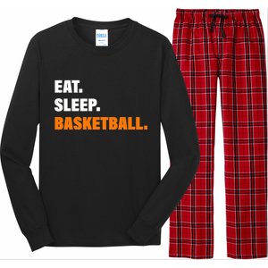 Eat Sleep Basketball Long Sleeve Pajama Set