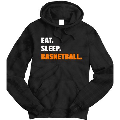 Eat Sleep Basketball Tie Dye Hoodie