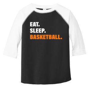 Eat Sleep Basketball Toddler Fine Jersey T-Shirt