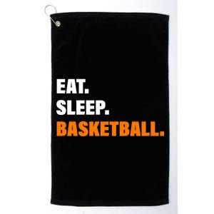 Eat Sleep Basketball Platinum Collection Golf Towel