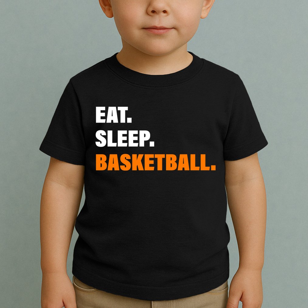 Eat Sleep Basketball Toddler T-Shirt