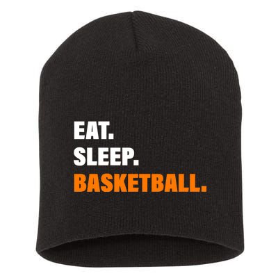 Eat Sleep Basketball Short Acrylic Beanie