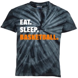 Eat Sleep Basketball Kids Tie-Dye T-Shirt