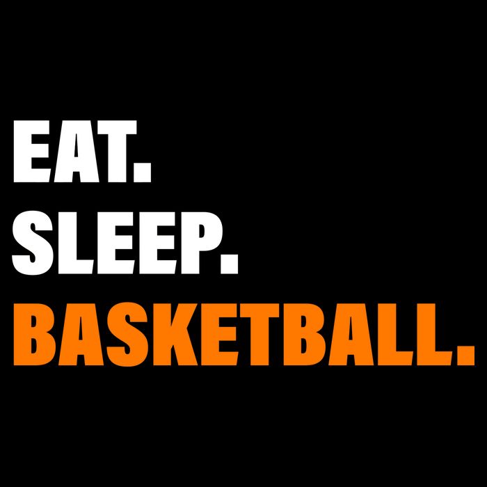 Eat Sleep Basketball Zip Tote Bag