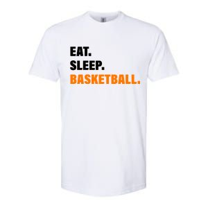 Eat Sleep Basketball Softstyle CVC T-Shirt