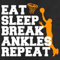 Eat Sleep Break Ankles Repeat Adult Drive Performance Visor