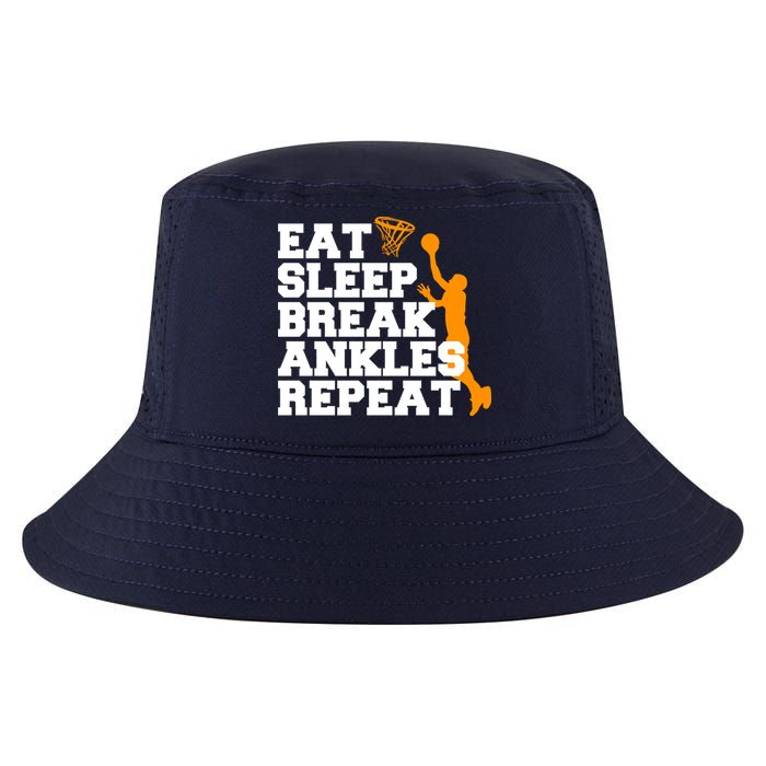 Eat Sleep Break Ankles Repeat Cool Comfort Performance Bucket Hat