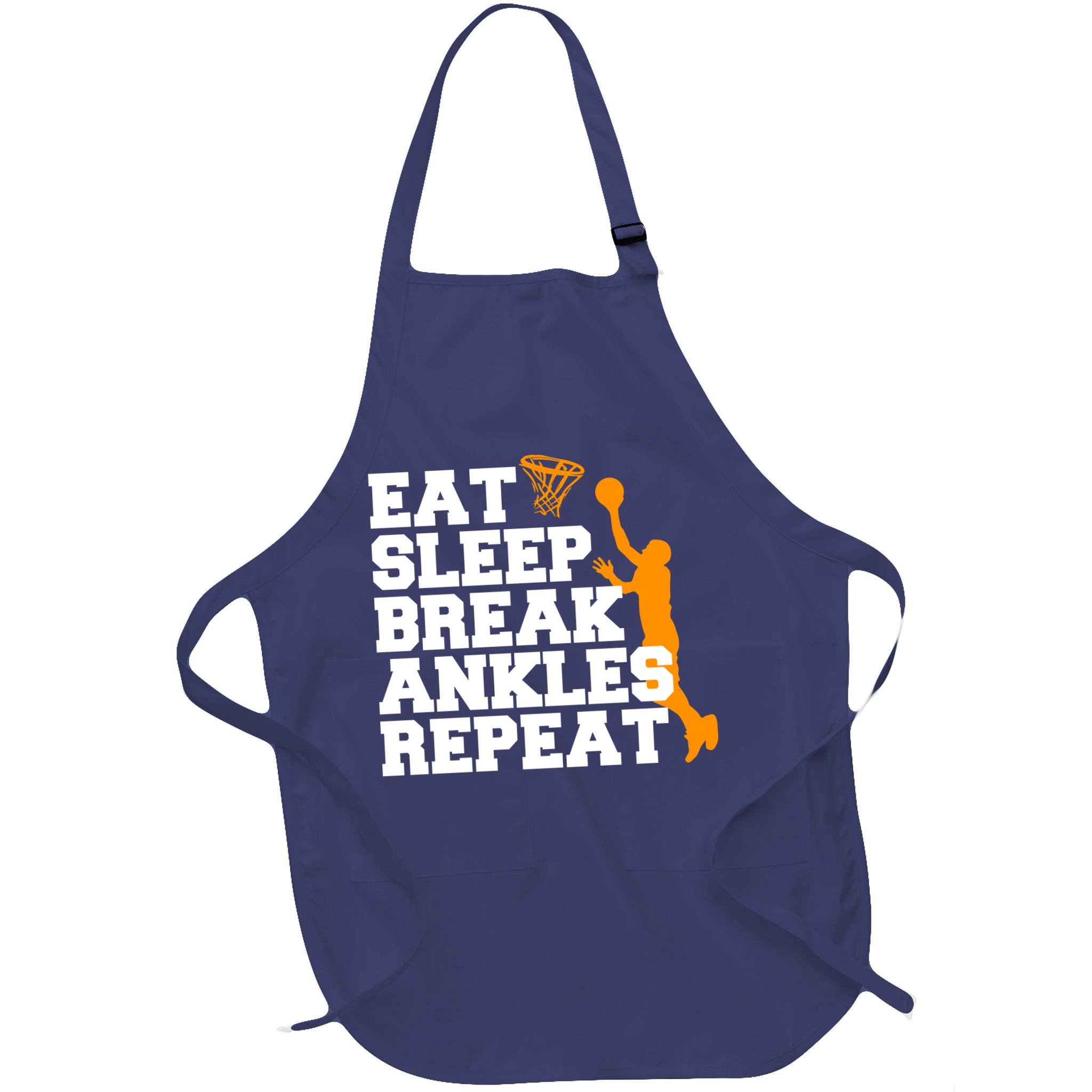 Eat Sleep Break Ankles Repeat Apron