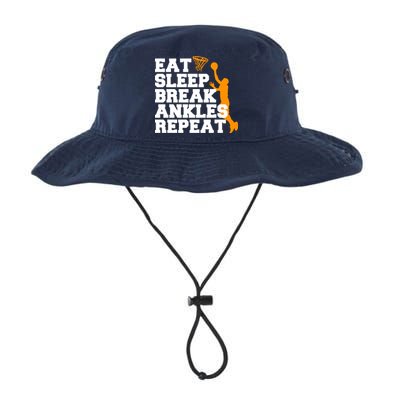 Eat Sleep Break Ankles Repeat Bucket Hat