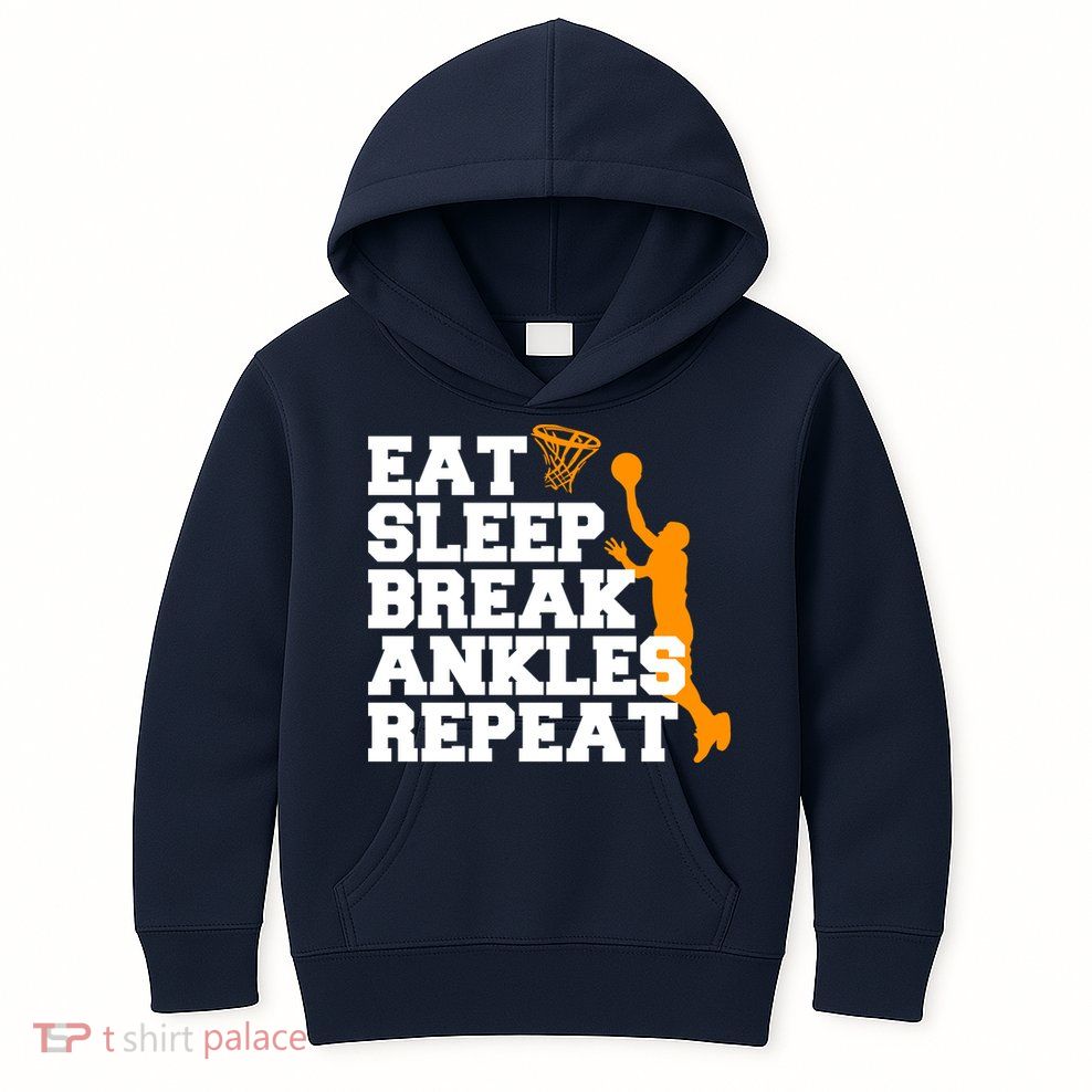 Eat Sleep Break Ankles Repeat Kids Hoodie
