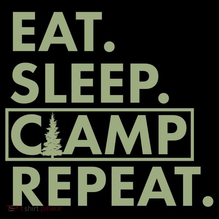 Eat Sleep Camp Repeat Camping Fan Wool Snapback Cap