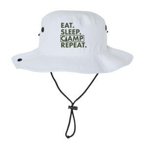 Eat Sleep Camp Repeat Camping Fan Legacy Cool Fit Booney Bucket Hat