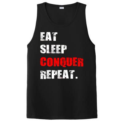 Eat Sleep Conquer Repeat PosiCharge Competitor Tank