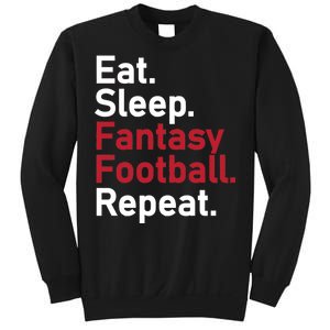 Eat Sleep Fantasy Football Repeat Sweatshirt