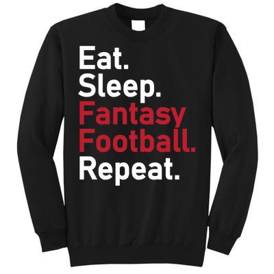 Eat Sleep Fantasy Football Repeat Sweatshirt