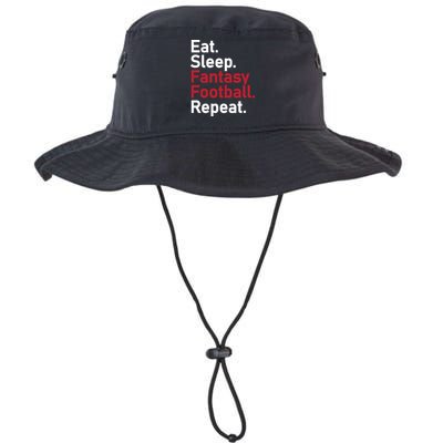 Eat Sleep Fantasy Football Repeat Bucket Hat