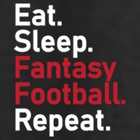 Eat Sleep Fantasy Football Repeat 11oz C Handle Ceramic Mug