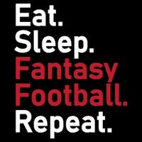 Eat Sleep Fantasy Football Repeat Full Zip Hoodie