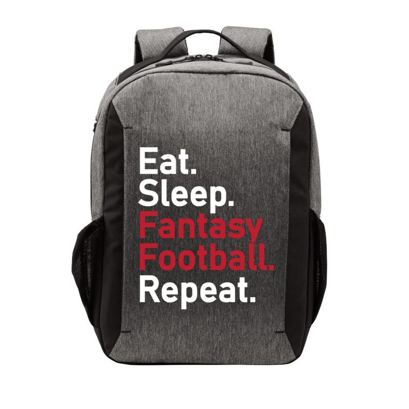 Eat Sleep Fantasy Football Repeat Vector Backpack