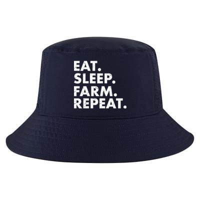 Eat Sleep Farm Repeat Cool Comfort Performance Bucket Hat
