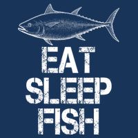 Eat Sleep Fish Fishing Fanatic Flatbill Hat