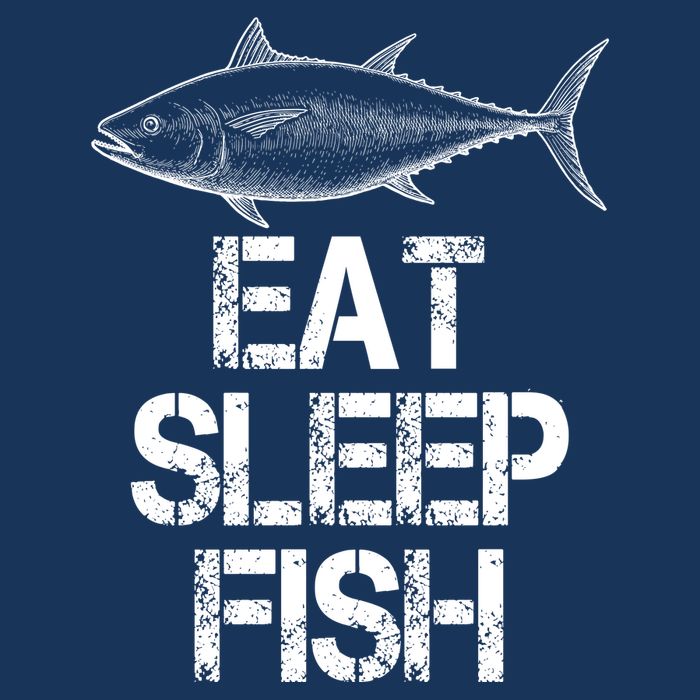 Eat Sleep Fish Fishing Fanatic Flatbill Hat