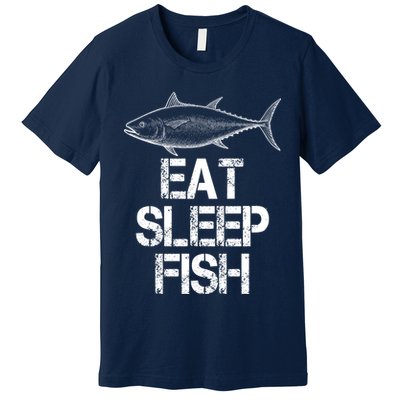 Eat Sleep Fish Fishing Fanatic Premium T-Shirt