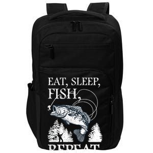 Eat Sleep Fish Repeat Impact Tech Backpack