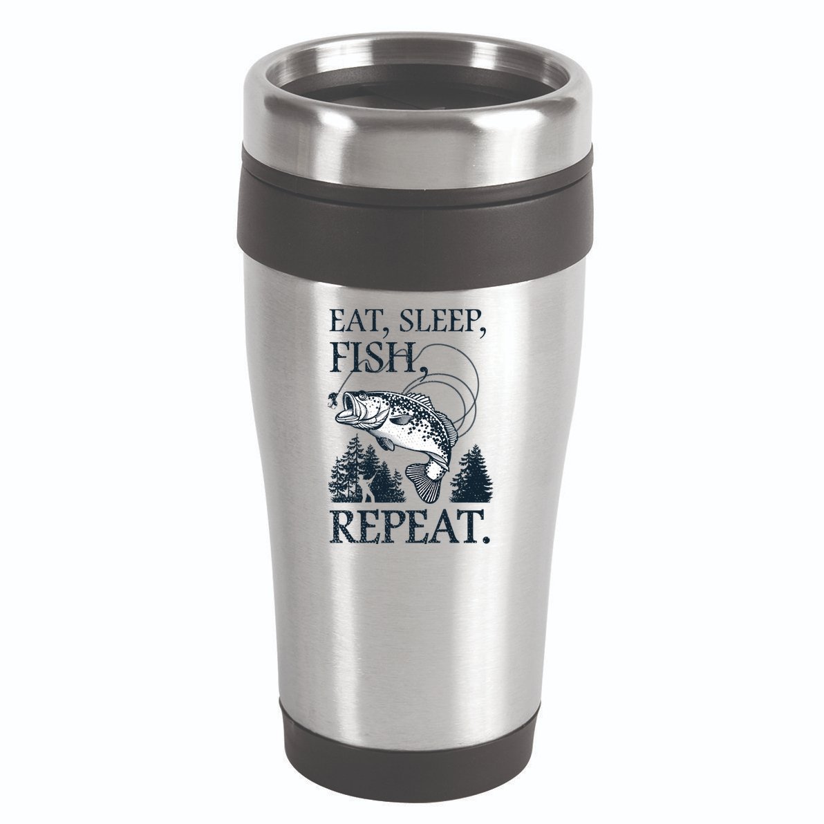 Eat Sleep Fish Repeat 16oz Travel Tumbler